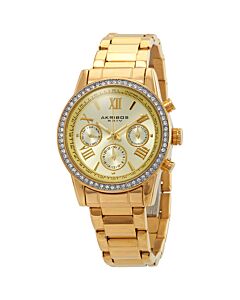 Women's Glimmer Stainless Steel Gold Dial
